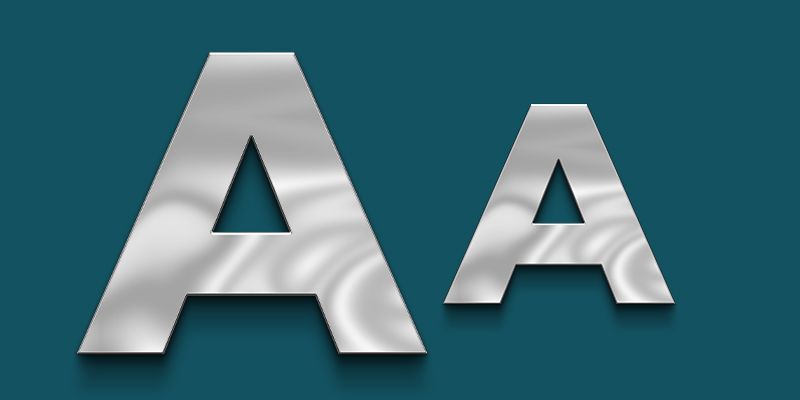 Plexiglas letters