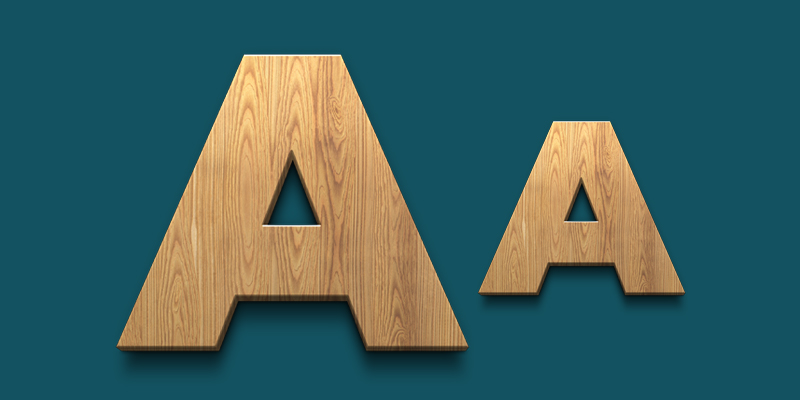 Houten letters