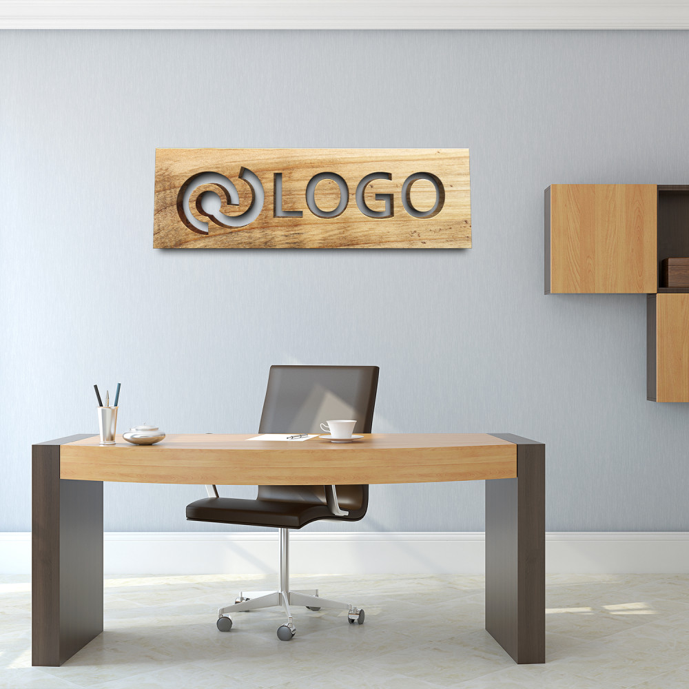 Rechthoekig houten bord