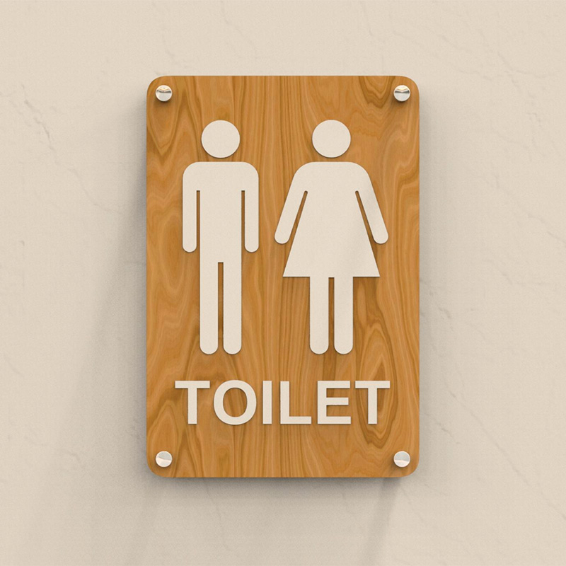Houten bewegwijzering